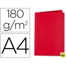 SUBCARPETA LIDERPAPEL A4 ROJO INTENSO 185G/M2