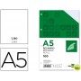 RECAMBIO LIDERPAPEL DIN-A5 100 H 6TA5-10-P LISO 4 TALADROS CON MARGEN