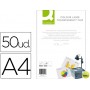 TRANSPARENCIA Q-CONNECT DIN A4DE ALTA CALIDAD KF00142 PARA IMPRESORA LASER COLOR CAJA DE 50