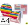 CARPETA BEAUTONE CLASIFICADOR FUELLE 42159 POLIPROPILENO DIN A4 TTE 2 HUECOS TARJETAS -SPECTRAFILE 1