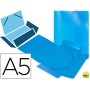 CARPETA BEAUTONE GOMAS SOLAPAS34972 POLIPROPILENO DIN A5 AZUL