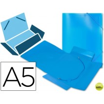 CARPETA BEAUTONE GOMAS SOLAPAS34972 POLIPROPILENO DIN A5 AZUL