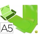 CARPETA BEAUTONE GOMAS SOLAPAS34973 POLIPROPILENO DIN A5 VERDE