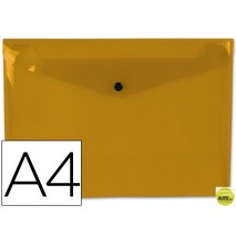 CARPETA BEAUTONE DOSSIER BROCHE 44051 POLIPROPILENO DIN A4 NARANJA TRANSPARENTE -50 HOJAS