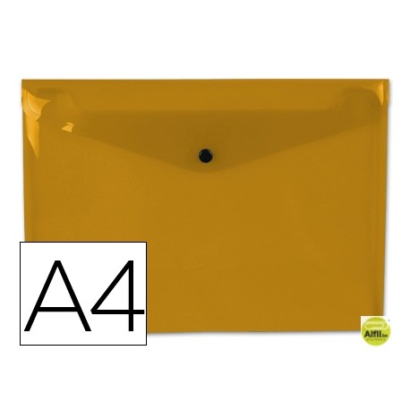 CARPETA BEAUTONE DOSSIER BROCHE 44051 POLIPROPILENO DIN A4 NARANJA TRANSPARENTE -50 HOJAS