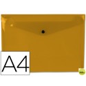 CARPETA BEAUTONE DOSSIER BROCHE 44051 POLIPROPILENO DIN A4 NARANJA TRANSPARENTE -50 HOJAS