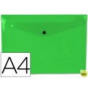 CARPETA BEAUTONE DOSSIER BROCHE 44053 POLIPROPILENO DIN A4 VERDE CLARO TRANSPARENT-50 HOJAS