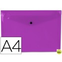 CARPETA BEAUTONE DOSSIER BROCHE 44056 POLIPROPILENO DIN A4 VIOLETA TRANSPARENTE -50 HOJAS