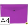 CARPETA BEAUTONE DOSSIER BROCHE 44056 POLIPROPILENO DIN A4 VIOLETA TRANSPARENTE -50 HOJAS