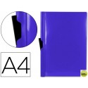 CARPETA BEAUTONE DOSSIER PINZA LATERAL 45302 POLIPROPILENO DIN A4 AZUL -30 HOJAS -PINZA DESLIZANTE