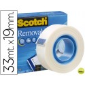 CINTA ADHESIVA SCOTCH MAGIC 33X19 MM REMOVIBLE