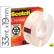 CINTA ADHESIVA SCOTCH SUPERTRANSPARENTE 33X19 MM 600/1933CI