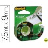 CINTA ADHESIVA SCOTCH MAGIC INVISIBLE 7,5X19 MM EN PORTARROLLO