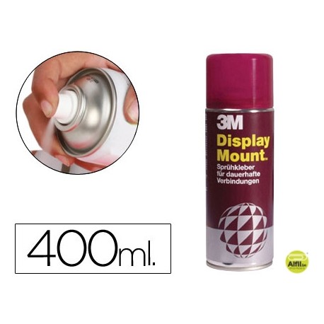 PEGAMENTO SCOTCH SPRAY DISPLAY MOUNT 400 ML ADHESIVO PERMANENTE