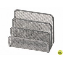 SOPORTE PARA CARTAS GXA1 -METALICO REJILLA GRIS -175X140X82 MM