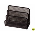 SOPORTE PARA CARTAS Q-CONNECT -METALICO REJILLA NEGRO -175X140X82 MM
