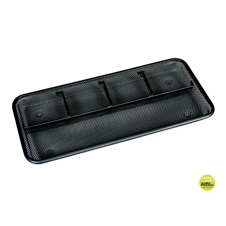 ORGANIZADOR SOBREMESA BANDEJA METALICA Q-CONNECT REJILLA NEGRA CON 5 DEPARTAMENTOS -320X35X155 MM