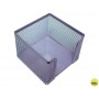 SOPORTE TACO DE PAPEL METALICOGXA66 REJILLA PLATA -95X95X80 MM