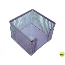 SOPORTE TACO DE PAPEL METALICOGXA66 REJILLA PLATA -95X95X80 MM