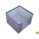 SOPORTE TACO DE PAPEL METALICOGXA66 REJILLA PLATA -95X95X80 MM
