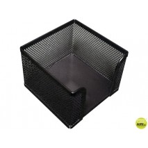 SOPORTE TACO DE PAPEL METALICOGXA66 REJILLA NEGRO -95X95X80 MM