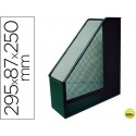 REVISTERO METALICO Q-CONNECT REJILLA GXA29 NEGRO 87X295X250MM