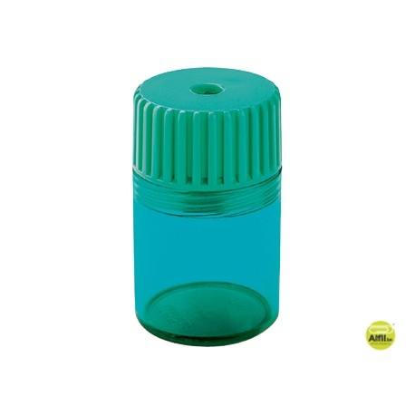 SACAPUNTAS MOR 914 -PLASTICO 1 USO CON DEPOSITO -CUCHILLA FIJADA POR PRESION