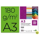 CARTULINA LIDERPAPEL A3 180G/M2 VERDE
