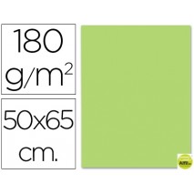 CARTULINA LIDERPAPEL 50X65 CM 180G/M2 VERDE HIERBA