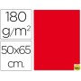CARTULINA LIDERPAPEL 50X65 CM 180G/M2 ROJO NAVIDAD