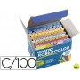 TIZA COLOR ANTIPOLVO ROBERCOLOR -CAJA DE 100 UNIDADES