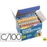 TIZA COLOR ANTIPOLVO ROBERCOLOR -CAJA DE 100 UNIDADES