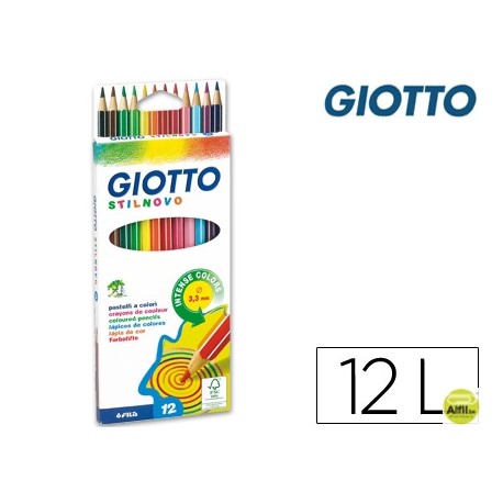 LAPICES DE COLORES GIOTTO STILNOVO 12 COLORES UNIDAD