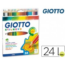 LAPICES DE COLORES GIOTTO STILNOVO 24 COLORES UNIDAD