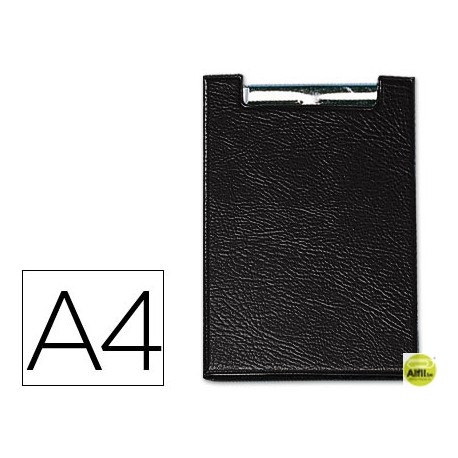 CARPETA SARO CON PINZA DIN A4 PLASTICO NEGRO