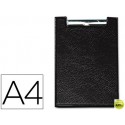 CARPETA SARO CON PINZA DIN A4 PLASTICO NEGRO