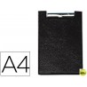 CARPETA SARO CON PINZA DIN A4 PLASTICO NEGRO