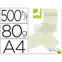 PAPEL FOTOCOPIADORA Q-CONNECT DIN A4 80 GRAMOS -PAQUETE DE 500 HOJAS