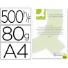 PAPEL FOTOCOPIADORA Q-CONNECT DIN A4 80 GRAMOS -PAQUETE DE 500 HOJAS