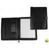 CARPETA PORTAFOLIOS 35-857-NE NEGRA 350X260 MM CON CREMALLERA CON CALCULADORA-CON DEPARTAMENTOS INTE