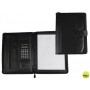 CARPETA PORTAFOLIOS 35-857-NE NEGRA 350X260 MM CON CREMALLERA CON CALCULADORA-CON DEPARTAMENTOS INTE