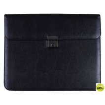 CARTERA DOCUMENTOS 80-825 NEGRA 370X300 MM -CON 2 BOLSAS INTERIORES