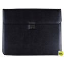 CARTERA DOCUMENTOS 80-825 NEGRA 370X300 MM -CON 2 BOLSAS INTERIORES