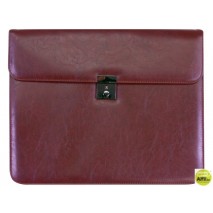 CARTERA DOCUMENTOS 45-825 MARRON 370X300 MM -CON 2 BOLSAS INTERIORES
