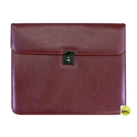 CARTERA DOCUMENTOS 45-825 MARRON 370X300 MM -CON 2 BOLSAS INTERIORES