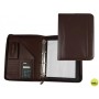 CARPETA PORTAFOLIOS 45-848 MARRON 260X355 MM CREMALLERA 4 ANILLAS 40 MM CALCULADORA CON BOLSA PARA M