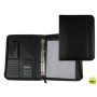 CARPETA PORTAFOLIOS 80-848 NEGRA 260X355 MM CREMALLERA 4 ANILLAS 40 MM CALCULADORA CON BOLSA PARA MO