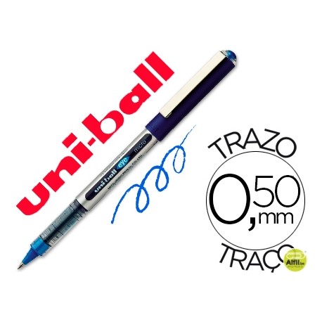ROTULADOR UNI-BALL ROLLER UB-150 MICRO EYE AZUL 0.5 MM -UNIDAD