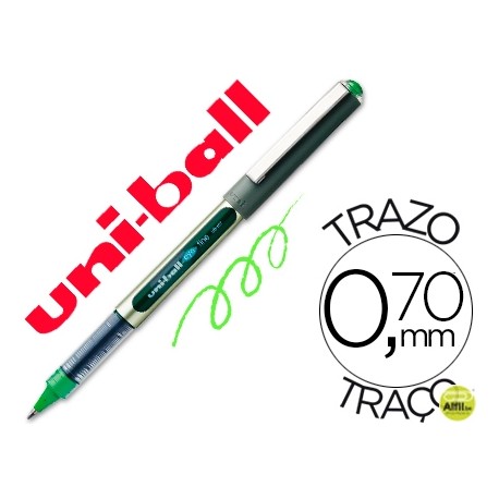 ROTULADOR UNI-BALL ROLLER UB-157 VERDE CLARO 0,7 MM -UNIDAD