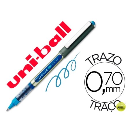 ROTULADOR UNI-BALL ROLLER UB-157 AZUL CLARO 0,7 MM -UNIDAD